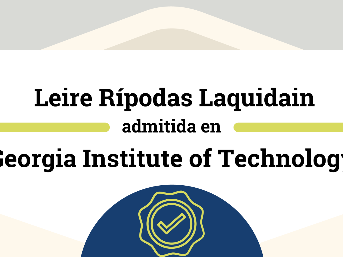 Admissions: Leire Rípodas Laquidain & Georgia Institute of Technology